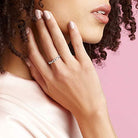PANDORA Knotenherzen Ring aus Sterling-Silber aus der PANDORA Moments Kollektion, Größe: 56, 198018-56