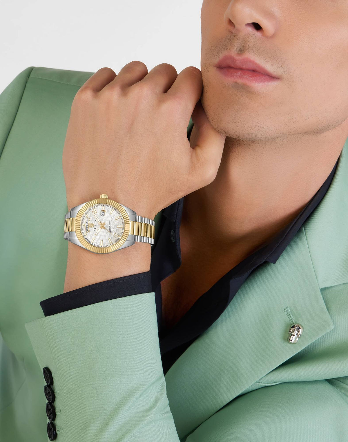 Philipp Plein Herrenuhr Date Superlative