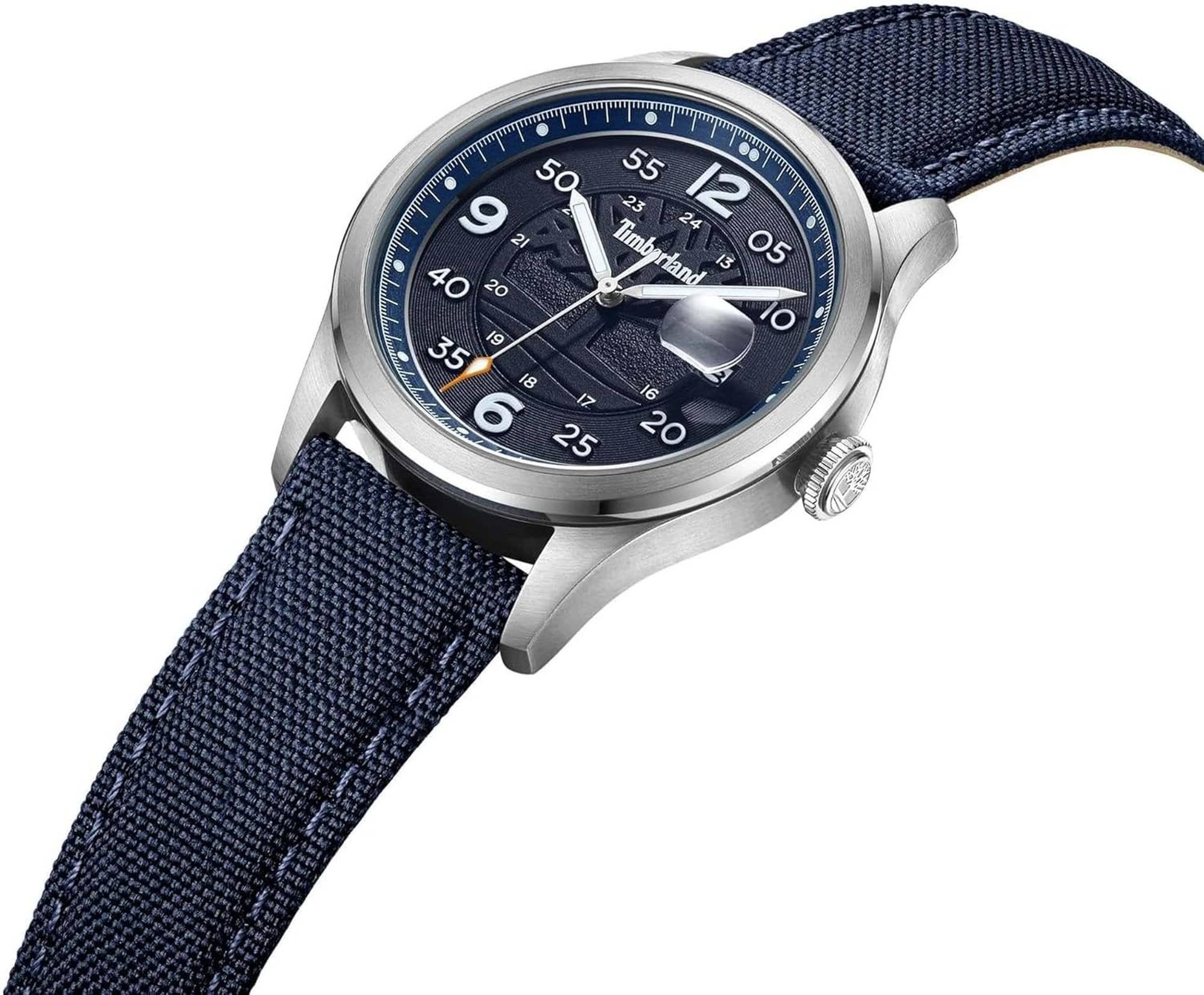 Timberland Herrenuhr Cornwall Silber Blau TDWGN2237505
