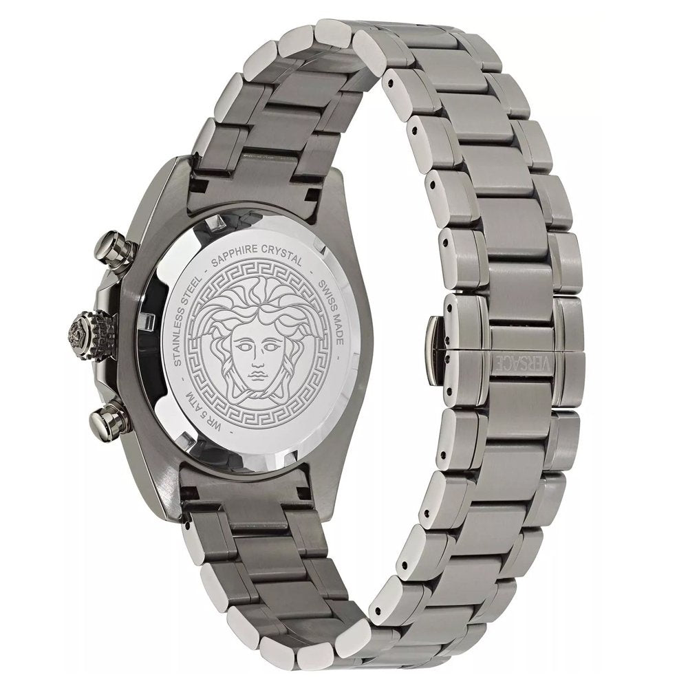 Versace Uhr Herren CHRONO X Chronograph Grau/Grün VE9K00624