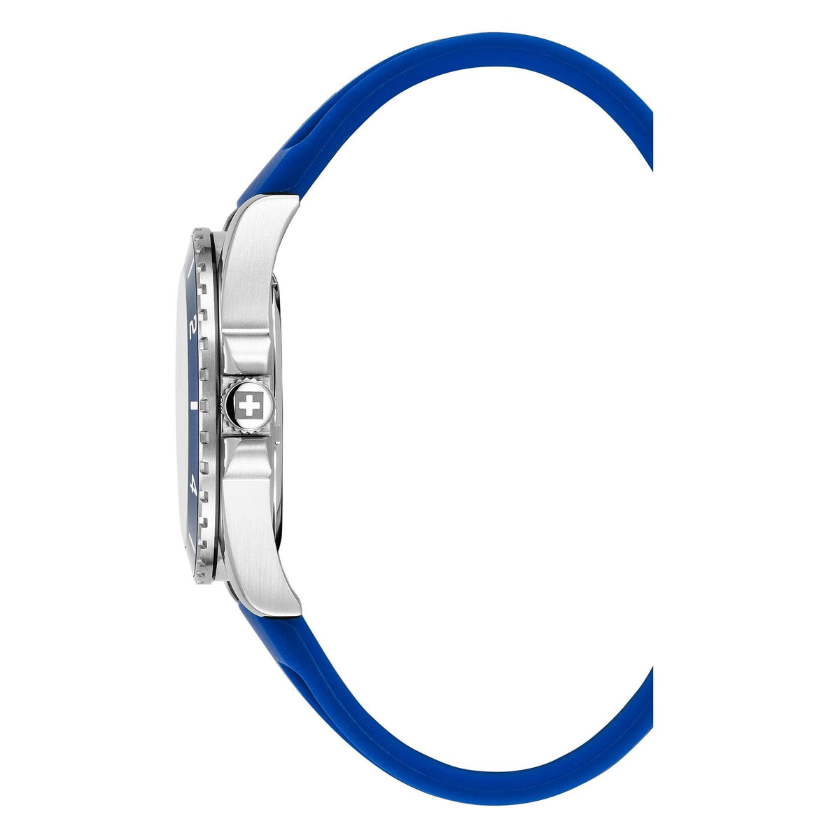 Swiss Alpine Military Herrenuhr für Herren, Modell Sierra, silber-blau, Artikelnummer 7034.183
