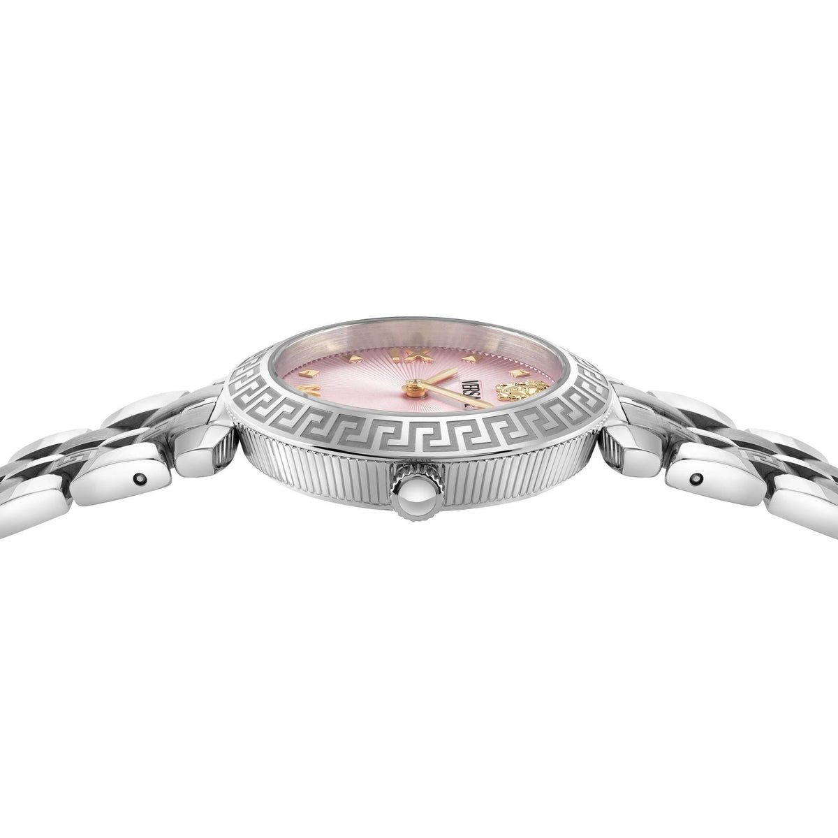 Versace Armbanduhr Damen Daphnis Rest Silber Hellrosa VEOCA0725