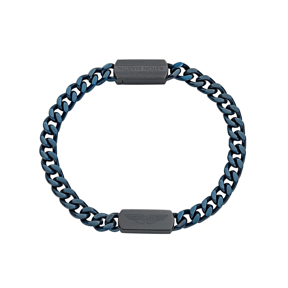 ASTON MARTIN Armband Herren AML ICON Edelstahl Blau/Schwarz MJIUF5BM6