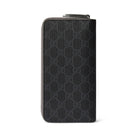 Gucci Geldbörse Herren Bi Color Zip Around Wallet Schwarz 822051-FACQC-1048