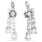 Swarovski Ohrringe Damen Matrix Drop Mixed cuts weiß rhodiniert 5692515