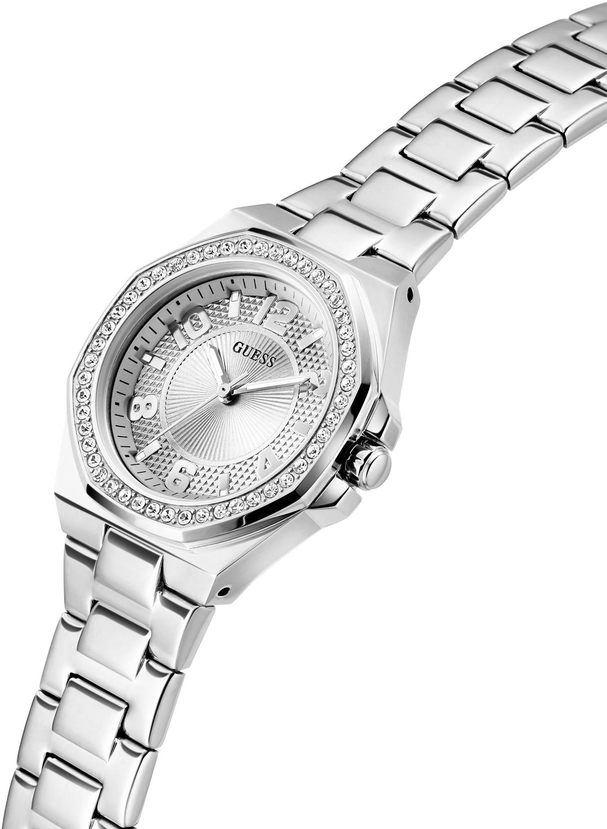 Guess Armbanduhr Damen Contessa Silberfarben GW0877L1