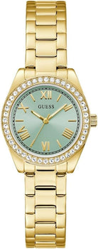 Guess Armbanduhr Damen Mini Luna Analog Gold GW0841L5