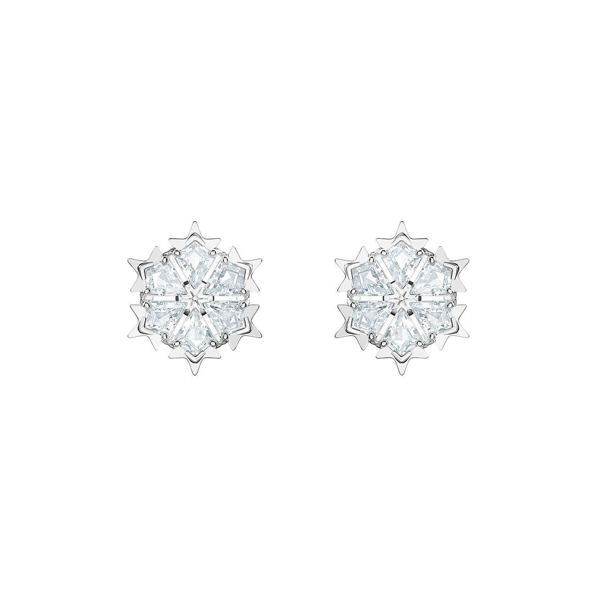 Swarovski Ohrringe Damen Attract Pear Weiß Silberfarben 5428430