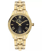 Police Armbanduhr Damen PAHIA Gold Schwarz PEWLG2109502