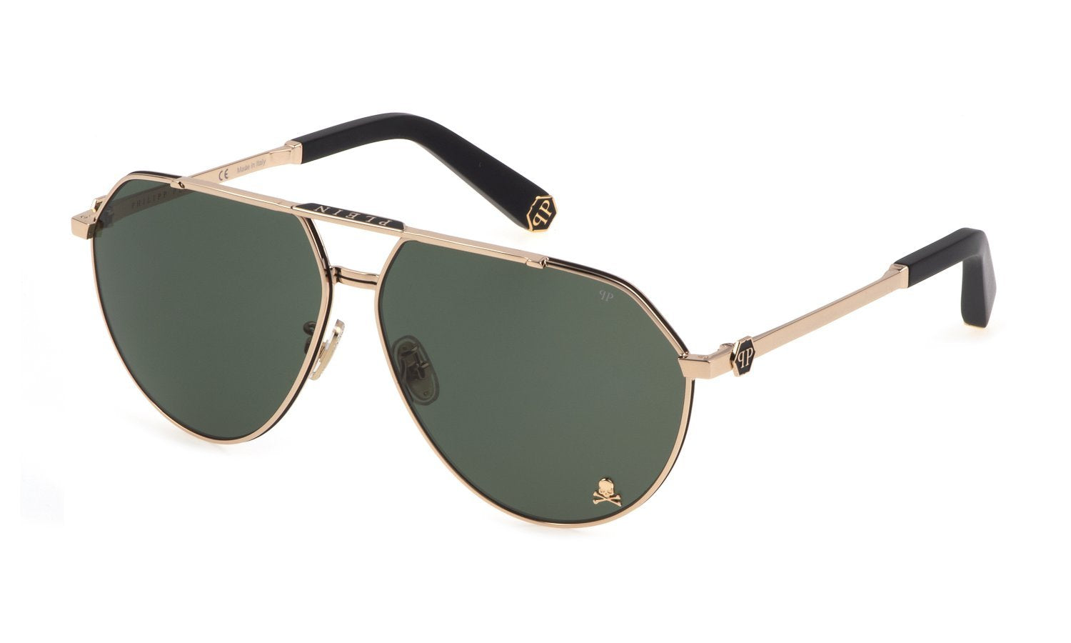 Philipp Plein Herren Sonnenbrille Mirror Lenses 64-12-145 SPP007M