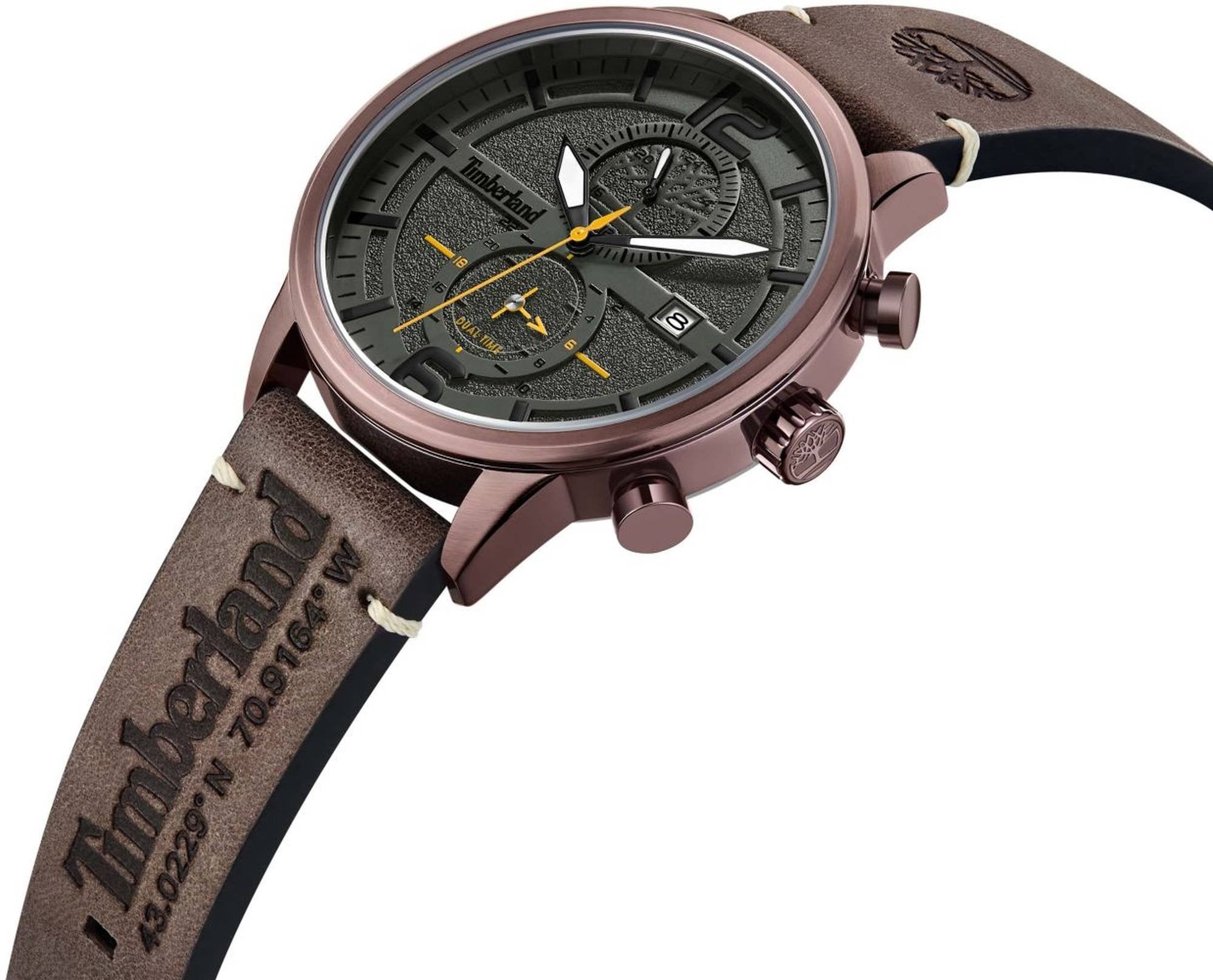 Timberland Armbanduhr Herren Middlesex Braun TDWGF2182303