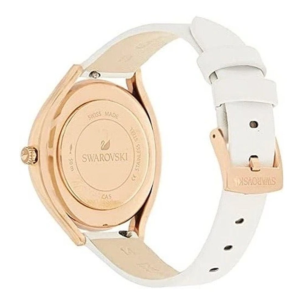 Swarovski Damenuhr Crystalline Aura Weiß, Roségoldfarben 5519453
