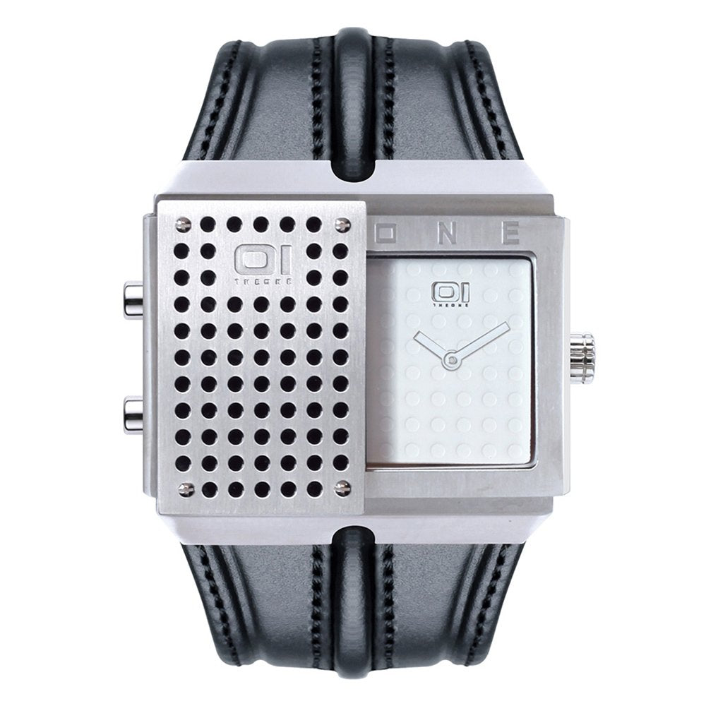 THE ONE Uhr Herren Binär-Armbanduhr Slider Watch SD118R1