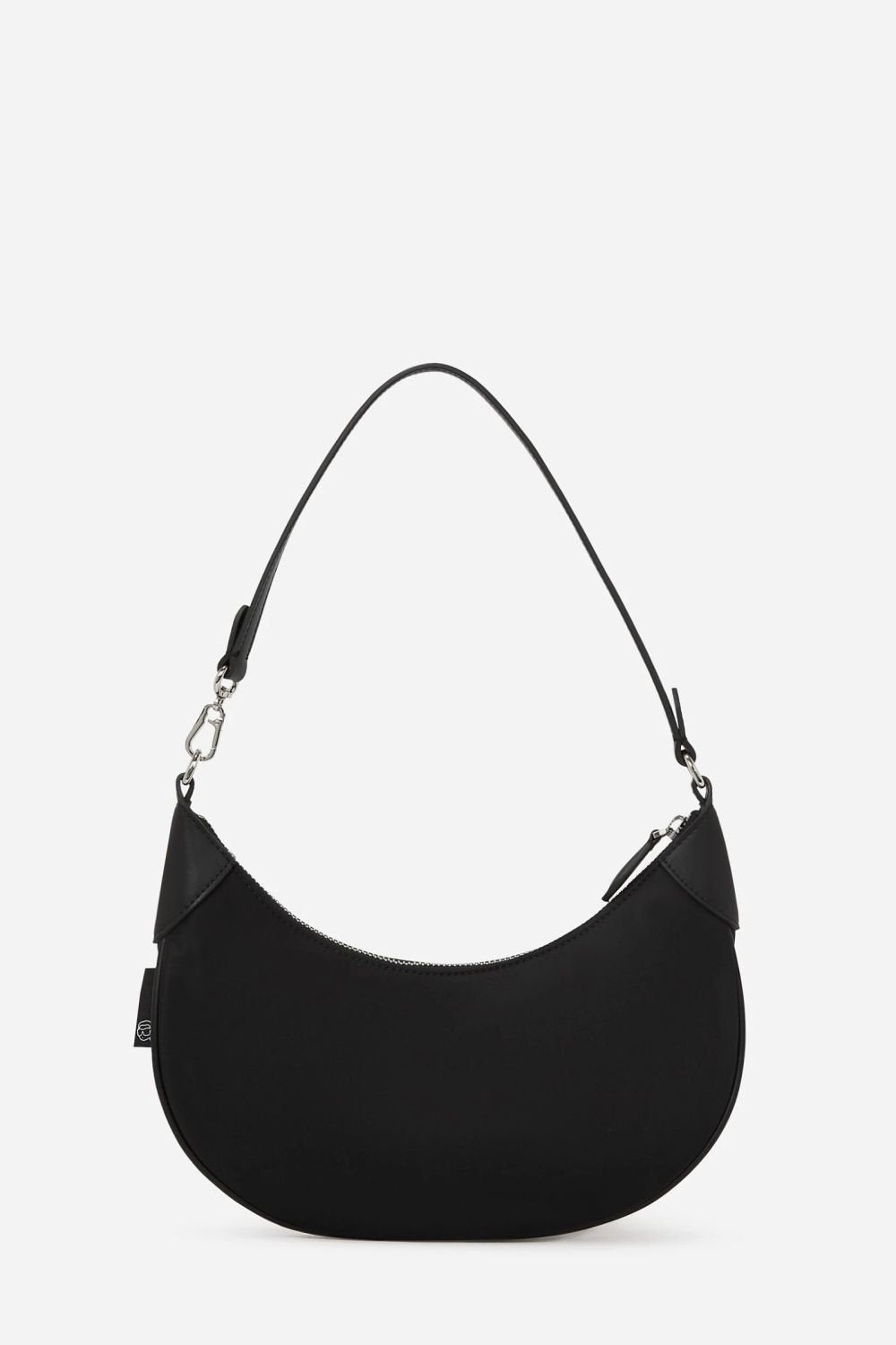 Karl Lagerfeld Schultertasche Damen Ikon Nylon Halfmoon Schwarz A4W30015 999