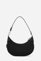 Karl Lagerfeld Schultertasche Damen Ikon Nylon Halfmoon Schwarz A4W30015 999