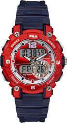 Fila Unisex Erwachsene Armbanduhr FILASTYLE 38 mm Chronograph Armband Silikon 38-190