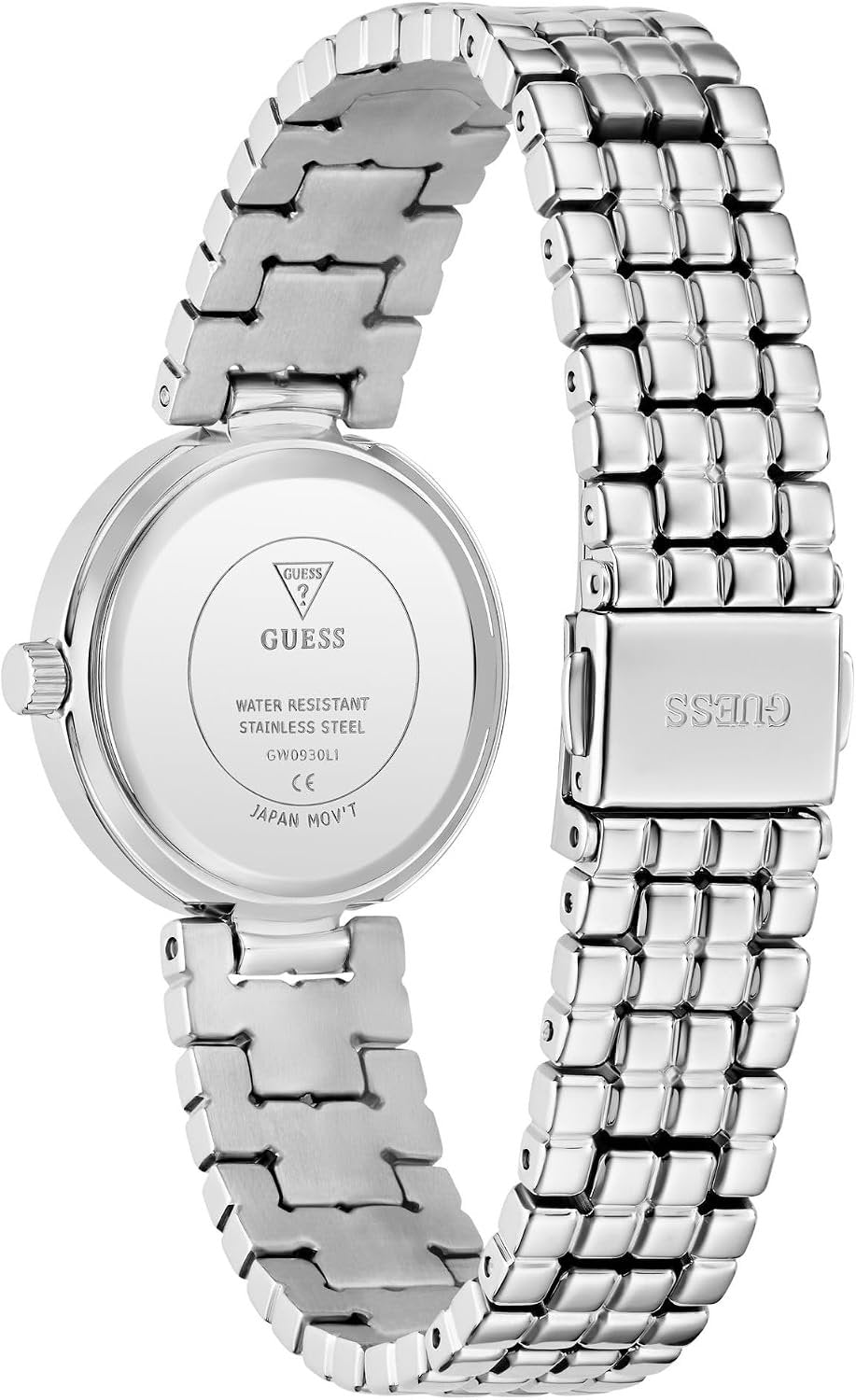 Guess Analoguhr Damen Clara Silber GW0930L1