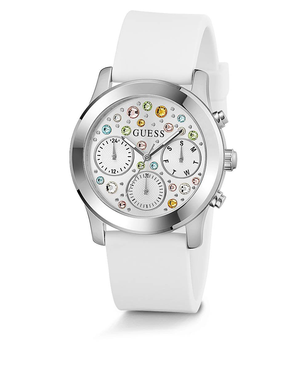 Guess Damen Armbanduhr  38 mm Armband Silikon GW0560L1