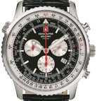 Swiss Alpine Military Herren Armbanduhr 45 mm Armband Leder 7078.9537