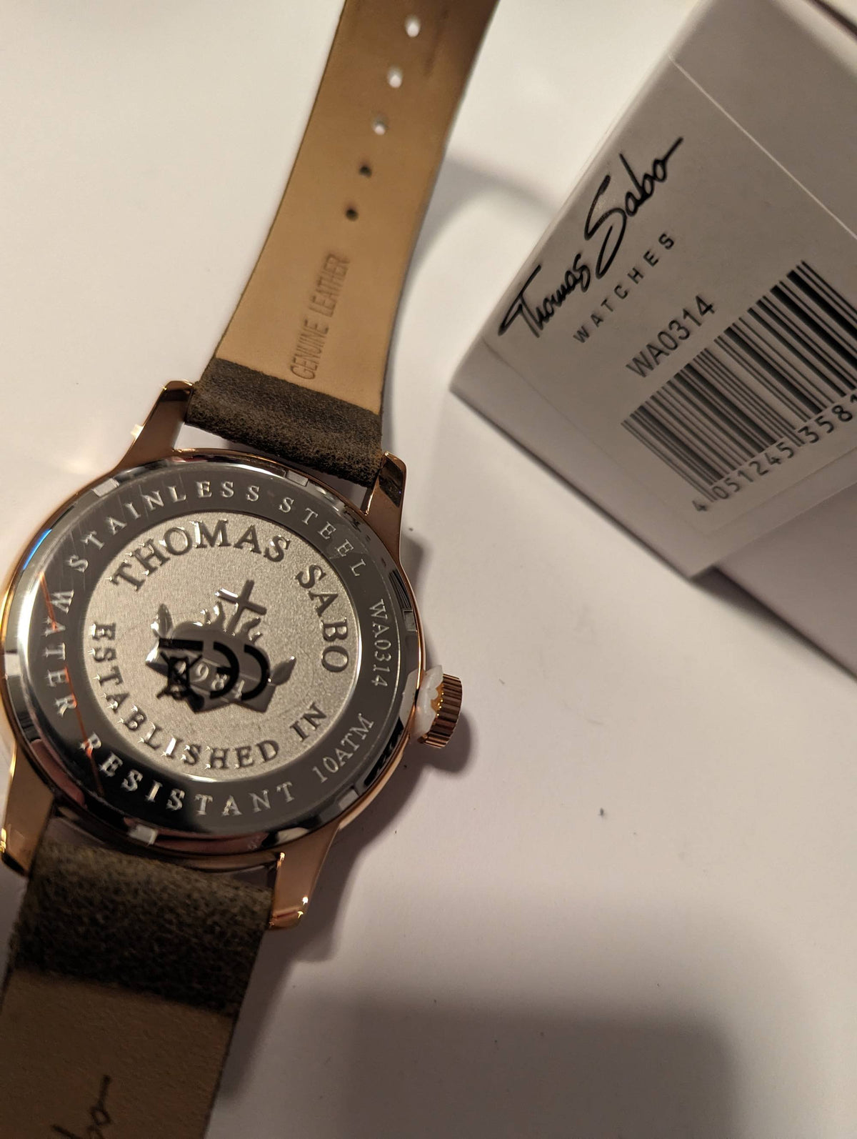 Thomas Sabo Herren Armbanduhr Rebel at heart 46 mm Armband Leder WA0314-266-205-46 MM