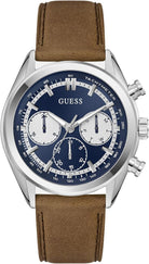 Guess Multifunktionsuhr Herren Dawson Silber/Braun GW0972G1