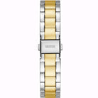 Guess Damen Armbanduhr Luna, Day/Date silber, gold 36 mm GW0308L5