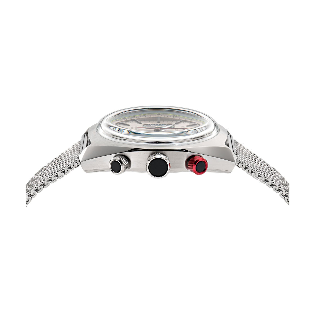 ASTON MARTIN Herren Armbanduhr AML TIMELESS MTTS2F501 Silber Chronograph