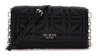 GUESS Umhängetasche Damen ASSIA Crossbody Flap Organizer Schwarz HWQG8499790‑BLA