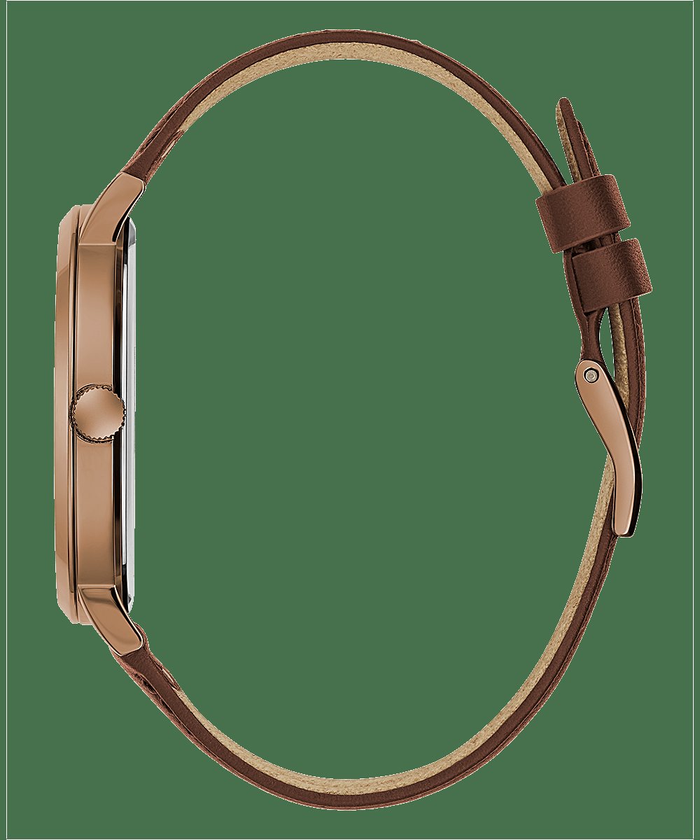 Guess Herren Armbanduhr Idol 44 mm Armband Leder GW0503G4