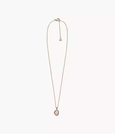 Skagen Damen Kette Agnethe Anhänger Perlmutt Edelstahl roségoldfarben SKJ1473791