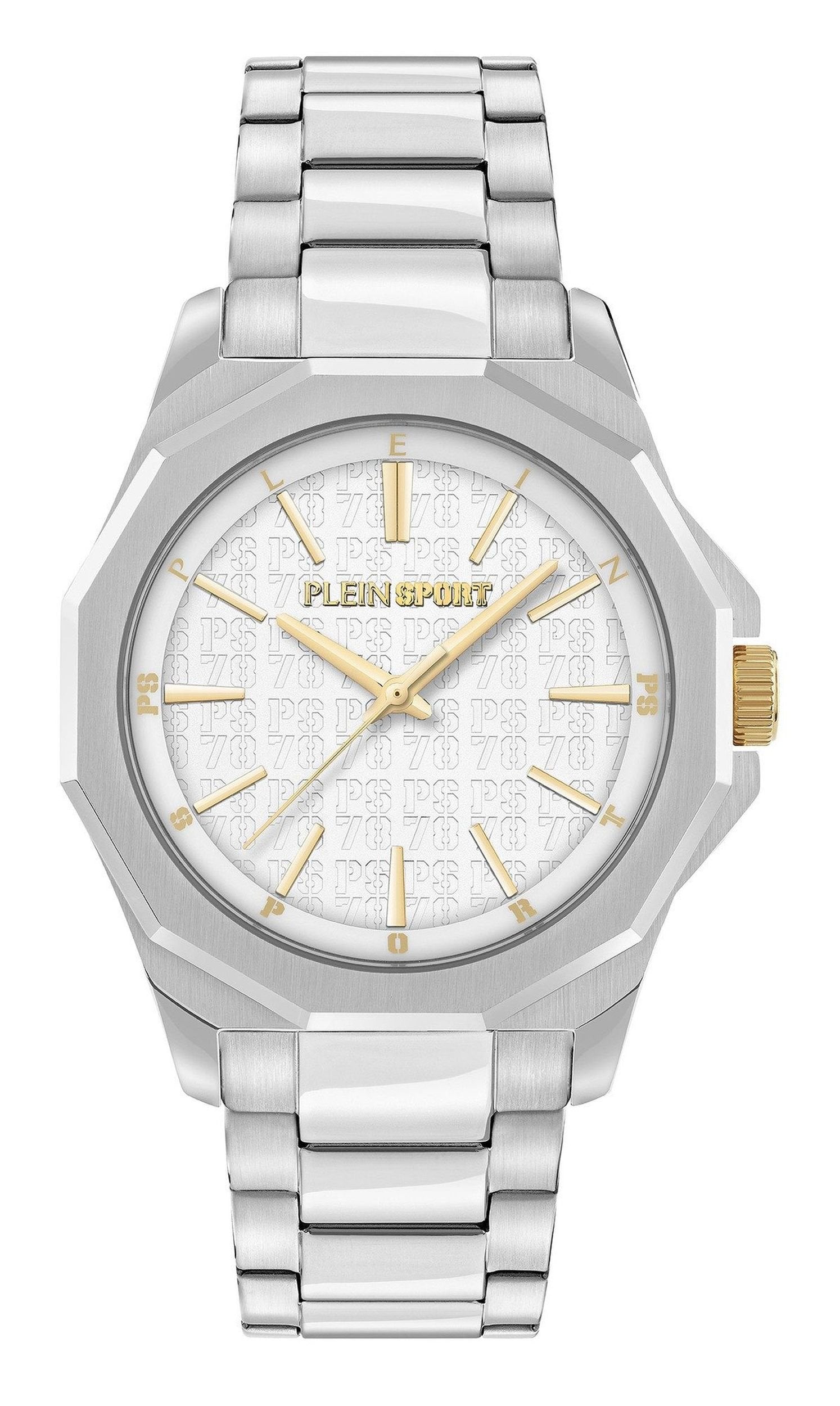 Plein Sport Armbanduhr Unisex Onyx Ultra Edelstahl Silber PSNGA0525