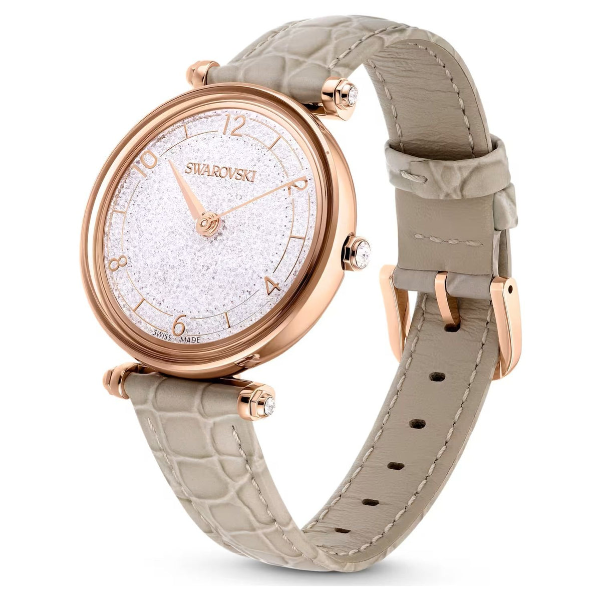 Swarovski Crystalline Wonder Damen Armbanduhr Rosegold Beige 5656899