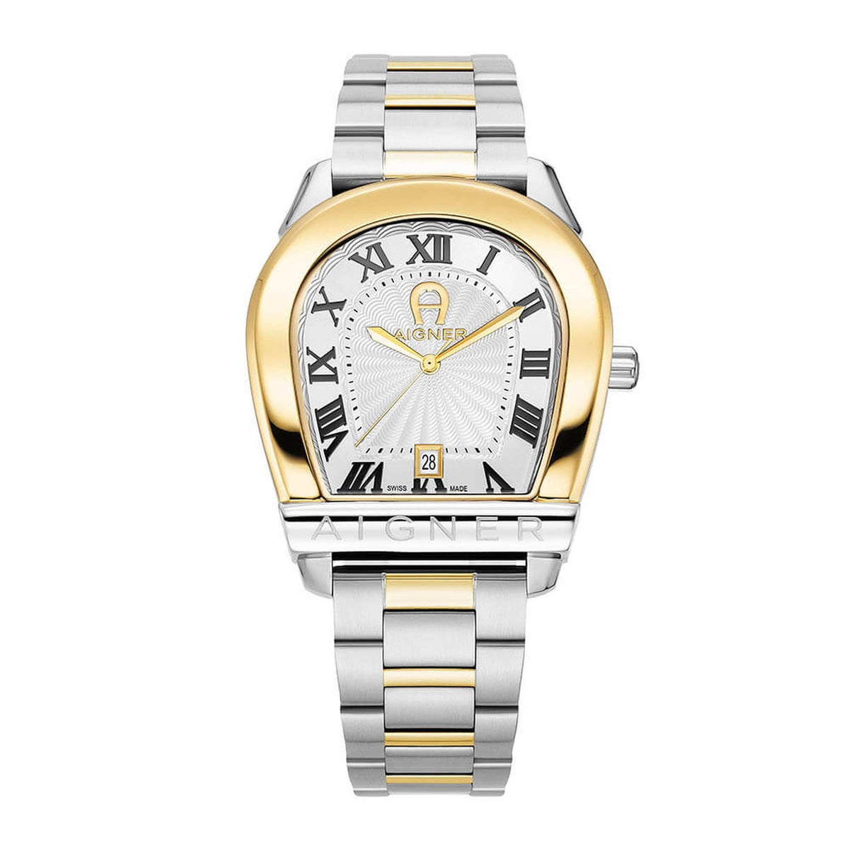 Aigner Armbanduhr Herren Siena Silber Gold AGW.244007