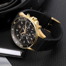 Maserati Herren Armbanduhr  Sfida 42 mm Chronograph Armband Silicone R8871640001