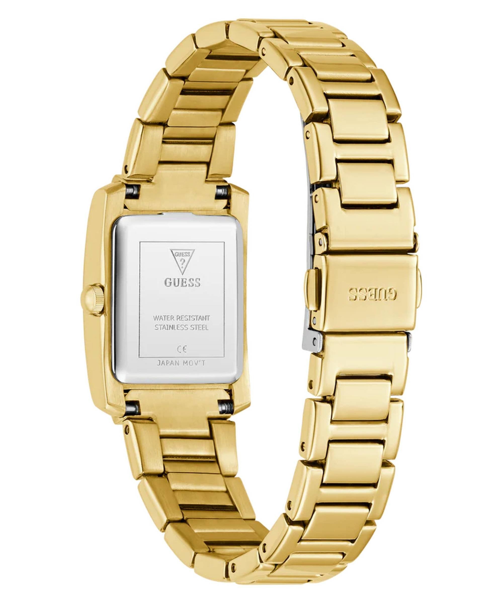 Guess Armbanduhr Damen Ladies Gold Tone Analog Watch Gold GW0995L2