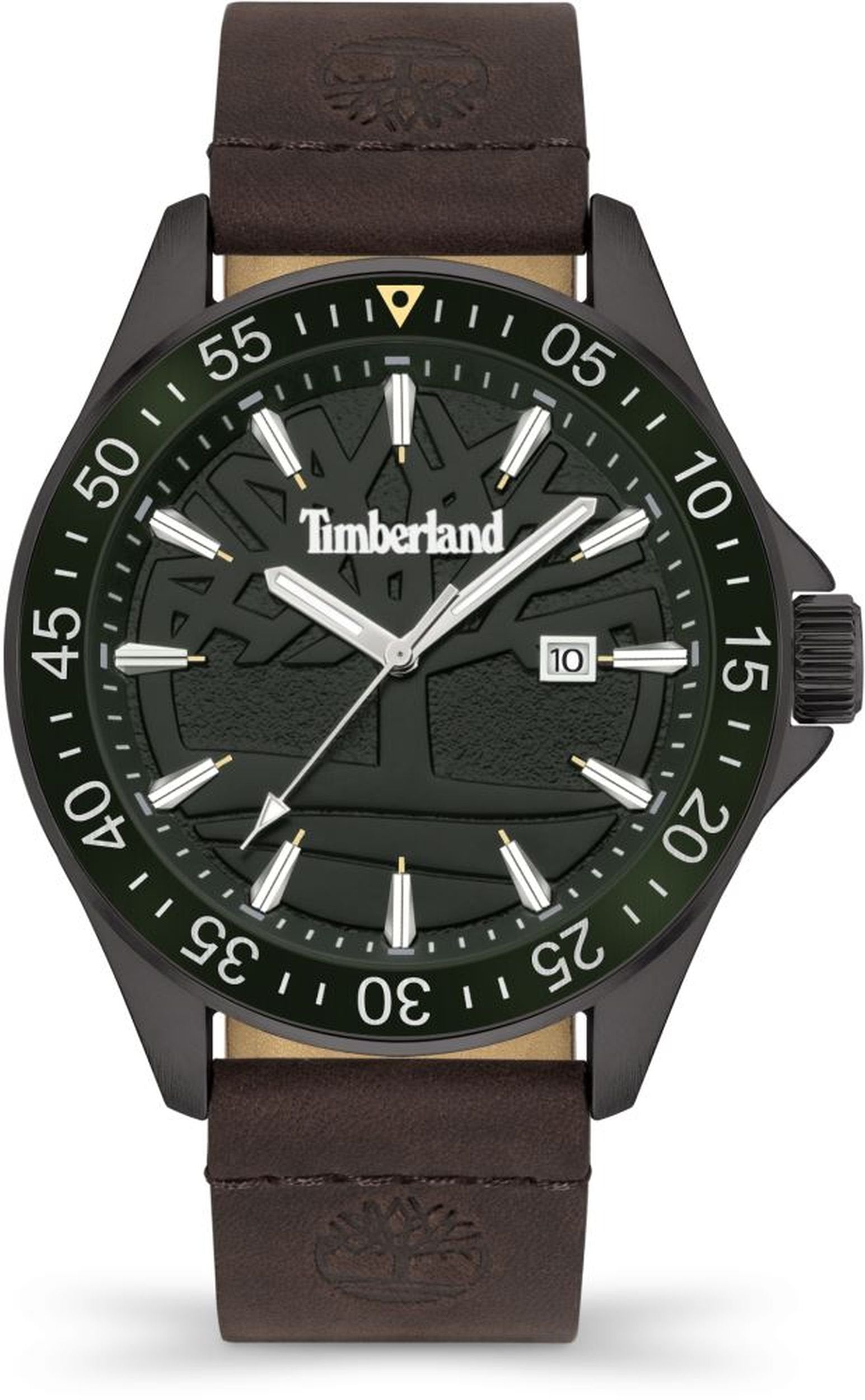 Timberland Armbanduhr Herren Lehighton Z Schwarz Braun TDWGB9001603M