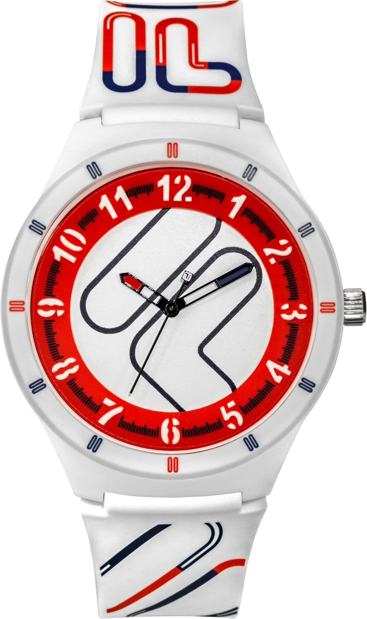 Fila Unisex Erwachsene Armbanduhr  FILASTYLE 44 mm  Armband Silikon 38-324