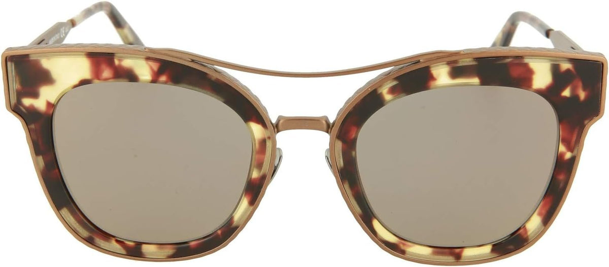 Bottega Veneta Damen BV0012S-001 Sonnenbrille, Bronce, 50/23/145
