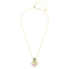 Swarovski Halskette Unisex Gema Anhänger Mehrfarbig Goldlegierungsschicht 5741587