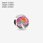 Pandora Tropischer Sonnenuntergang Damen Charm 925 Sterlingsilber