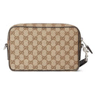Gucci Umhängetasche Herren GG Canvas Kleine Crossbody Tasche Beige Braun 834802 FAEPS 9752