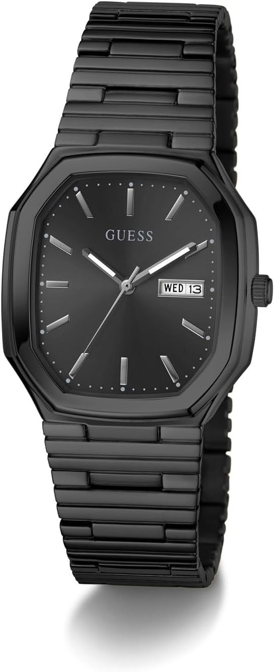GUESS Armbanduhr Herren Mens Black Date Watch (Oliver) Schwarz GW0978G4