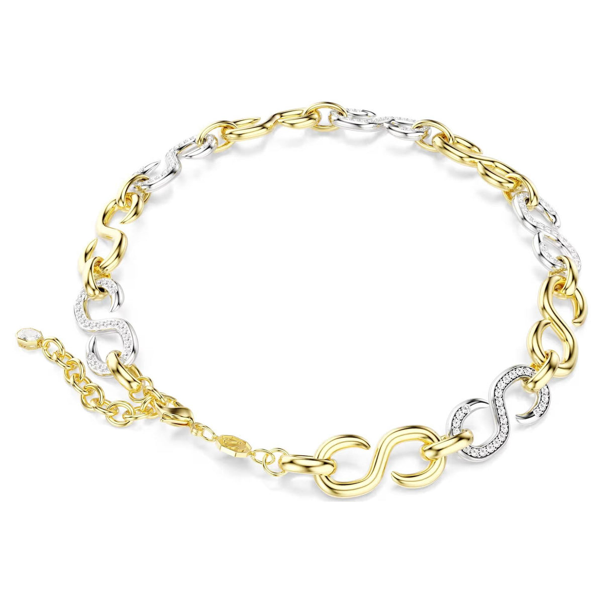 Swarovski Halskette Unisex Dextera Rundschliff Weiss 5741795