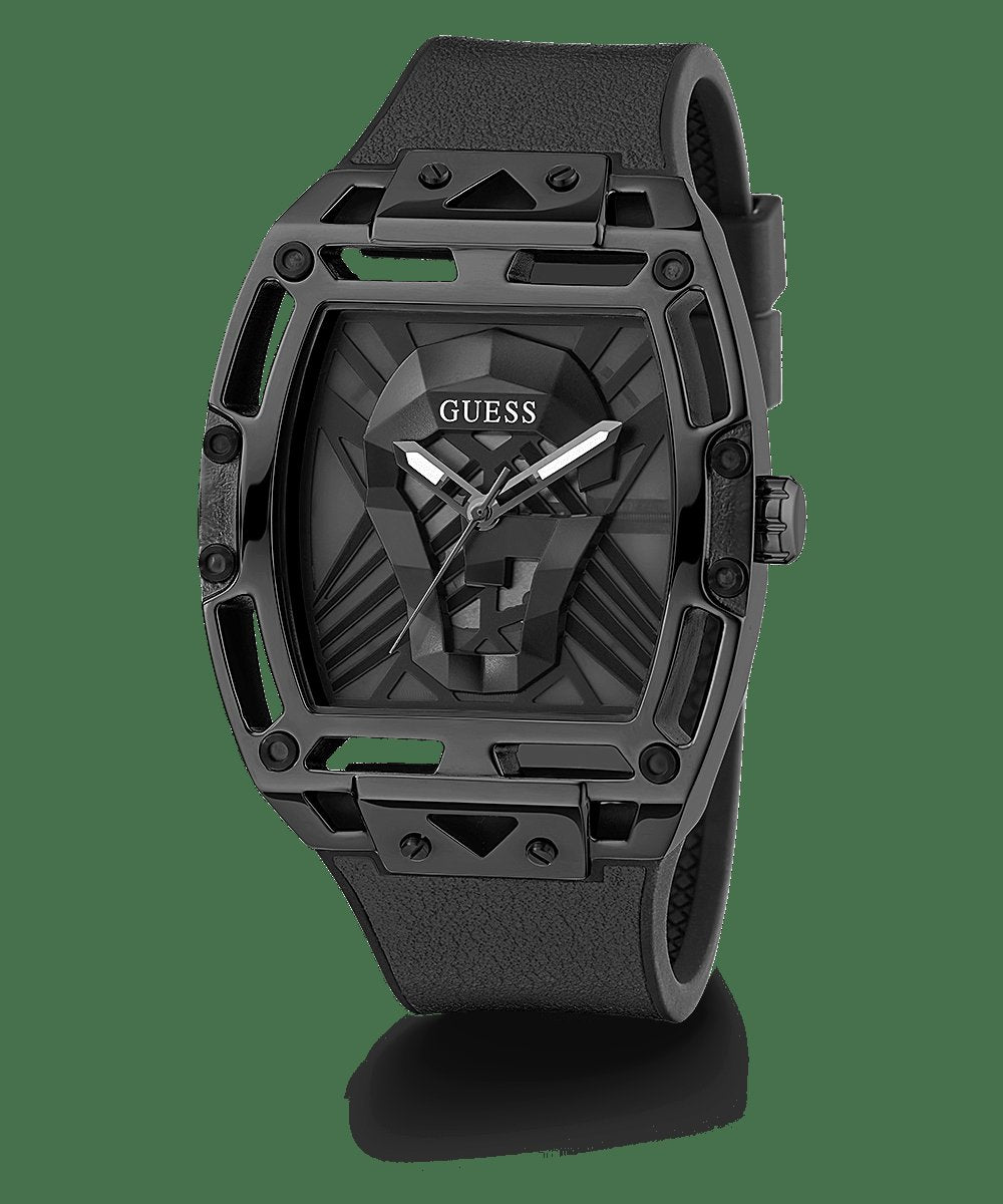 Guess Herren Armbanduhr Legend schwarz GW0500G2 44mm