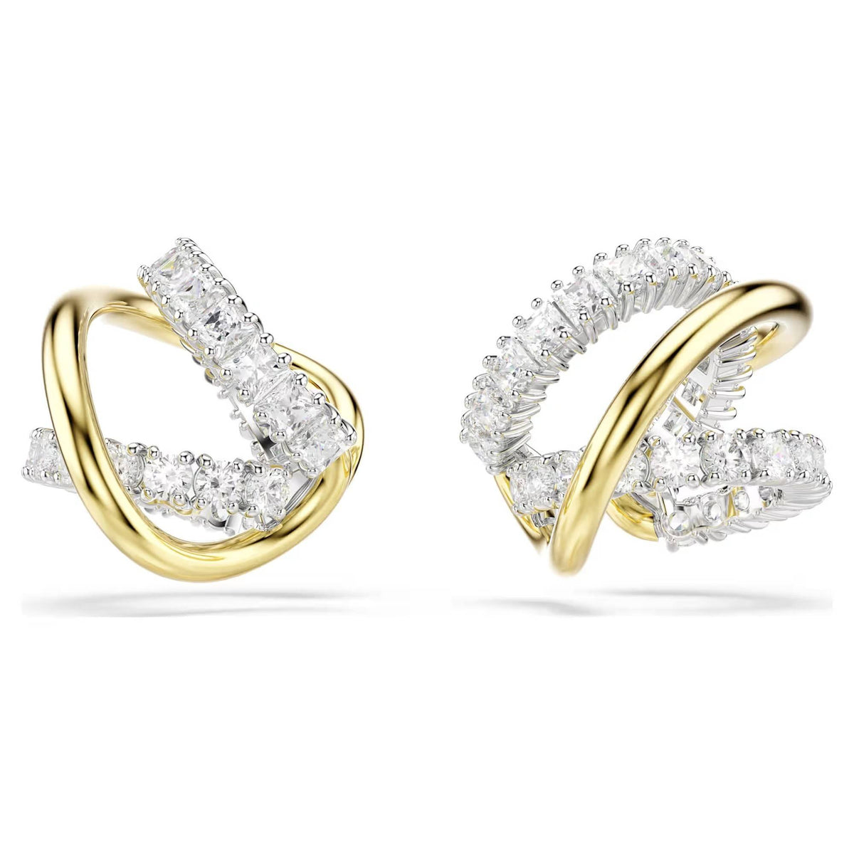Swarovski Ohrringe Damen Hyperbola Ohrspangen Verschiedene Schliffe Weiß Metallmix 5742842