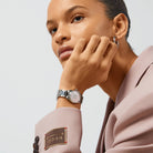 Gucci Armbanduhr Damen G-Timeless Bracelet Watch silber Pink 609961-J6A70-8591