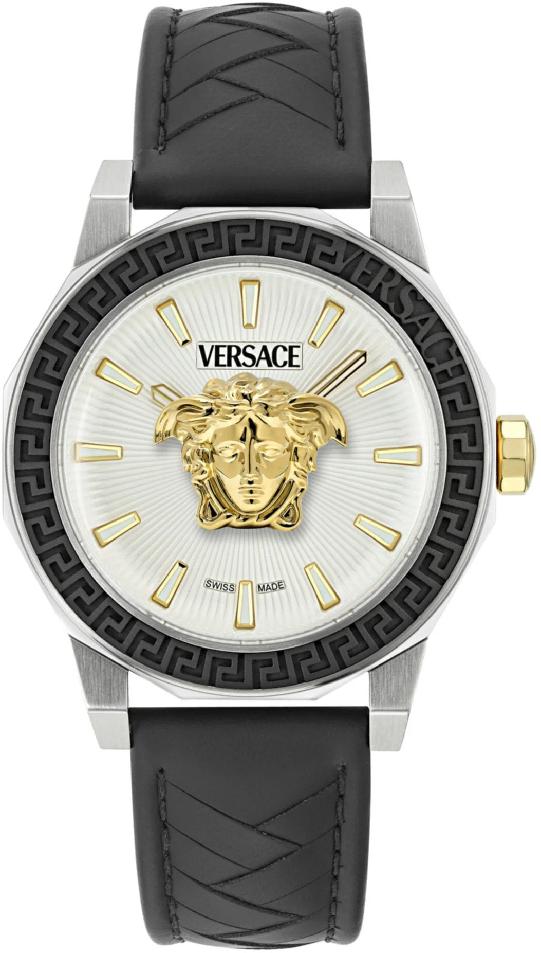 Versace Armbanduhr Unisex Medusa Deco Gent VE9I00124 Silber/Schwarz