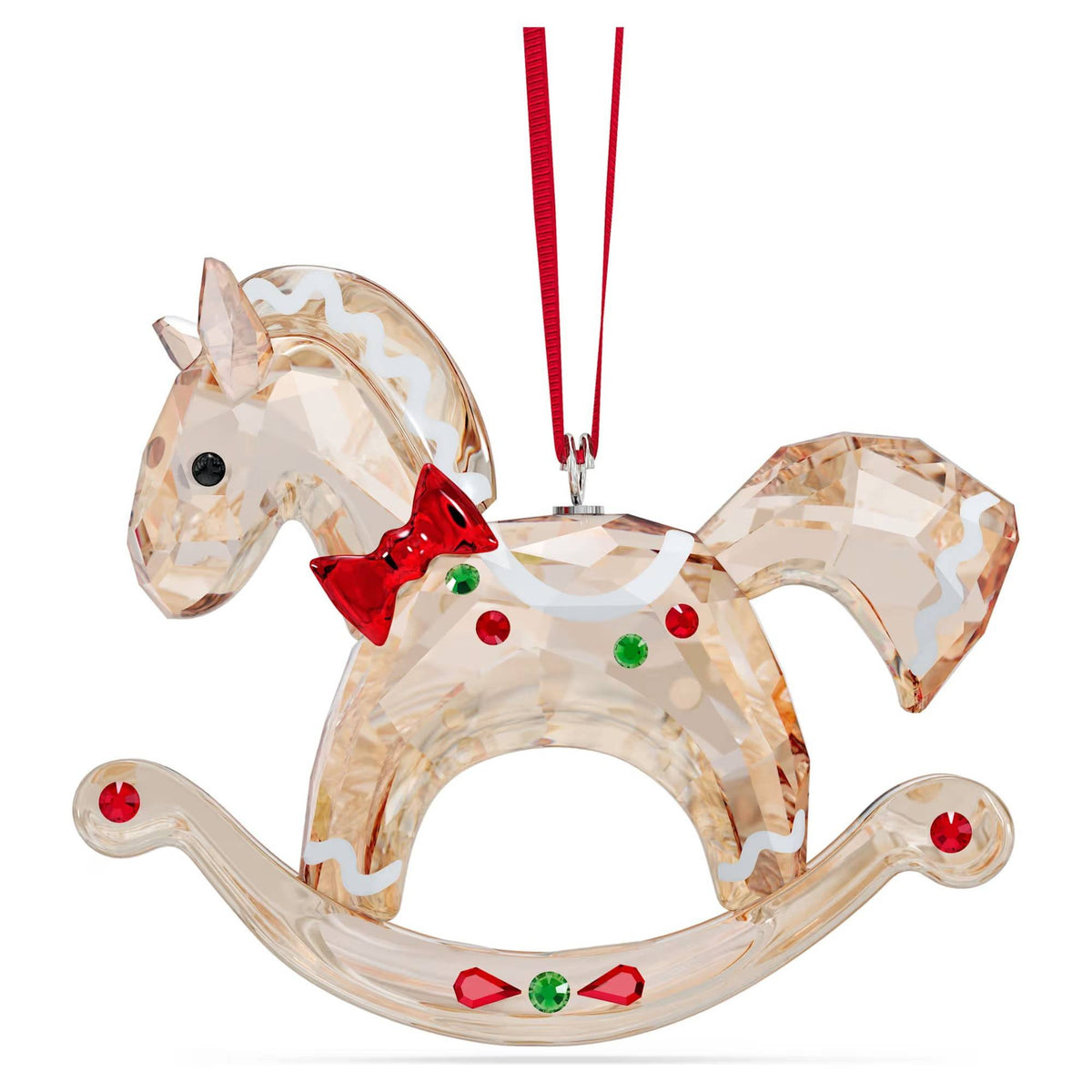 Swarovski Holiday Cheers Lebkuchen Schaukelpferd Ornament mehrfarbig 5627608