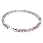 Swarovski Armband Unisex Matrix Tennis Rundschliff Rosa Rhodiniert Größe S 5648930