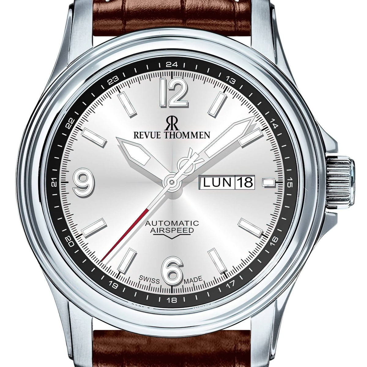 Revue Thommen Automatikuhr Unisex 16040.2332 XLarge High Tech Silber